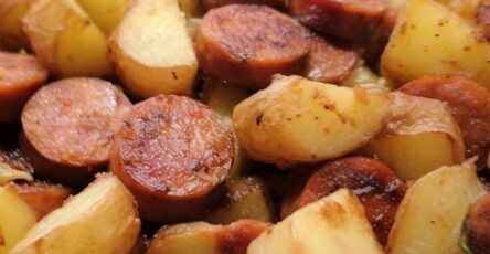 Southern Fried Potatoes & Sausages