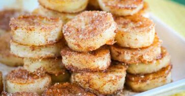 Pan Fried Cinnamon Bananas