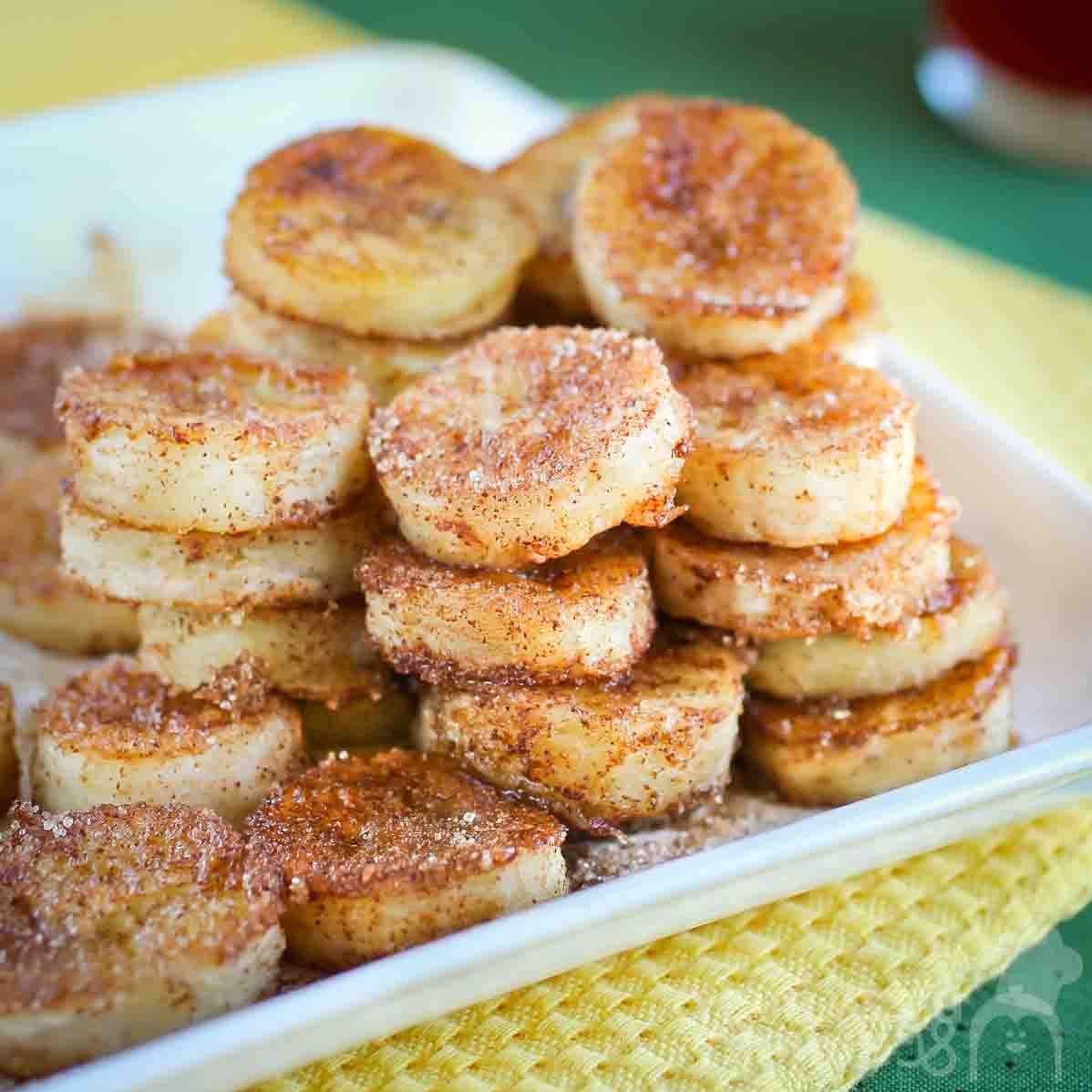 Pan Fried Cinnamon Bananas