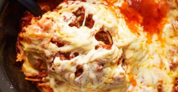 Crock Pot Spaghetti Casserole