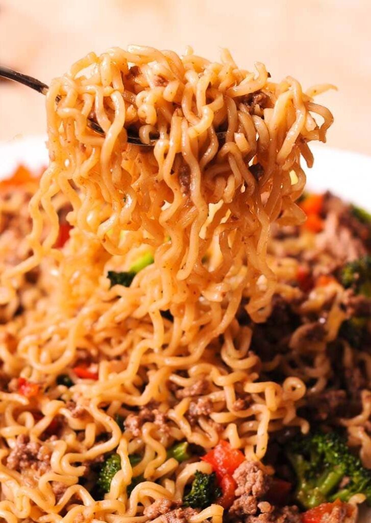 Healthy Beef Ramen Noodles