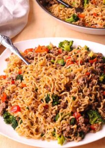 Healthy Beef Ramen Noodles