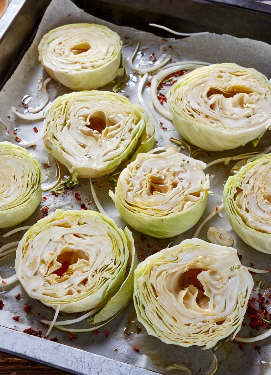 Baked Cabbage Steaks