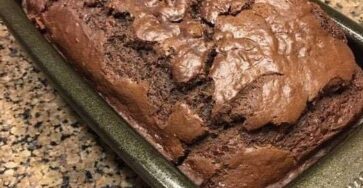 Hot Fudge Brownie Bread