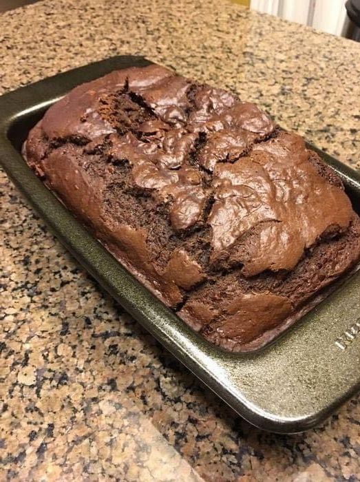 Hot Fudge Brownie Bread