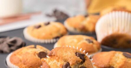 CHOCOLATE CHIP CAKE MIX MUFFINS