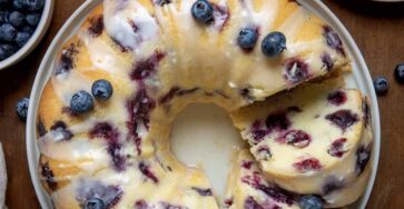 Lemon Blueberry Pound Cake