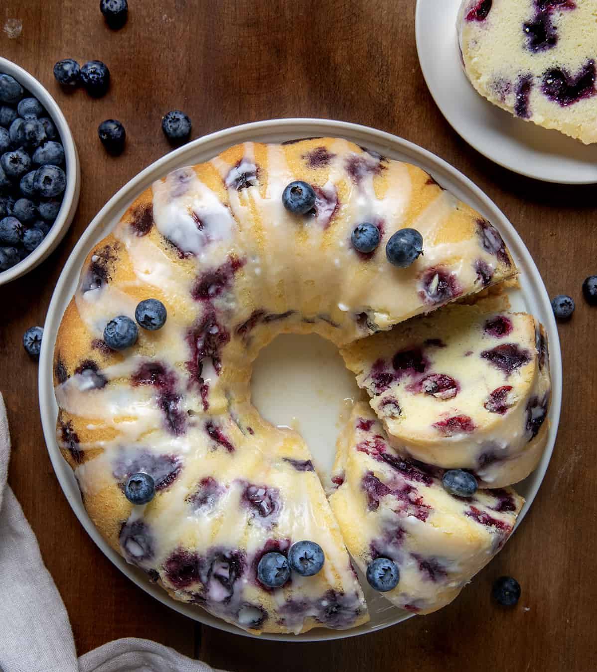 Lemon Blueberry Pound Cake