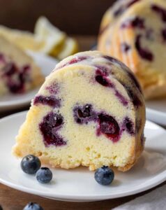 Lemon Blueberry Pound Cake