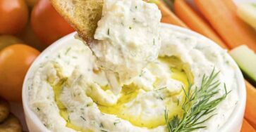 ROASTED GARLIC & DILL RICOTTA DIP