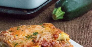 Low Carb Grain Free Zucchini Lasagna