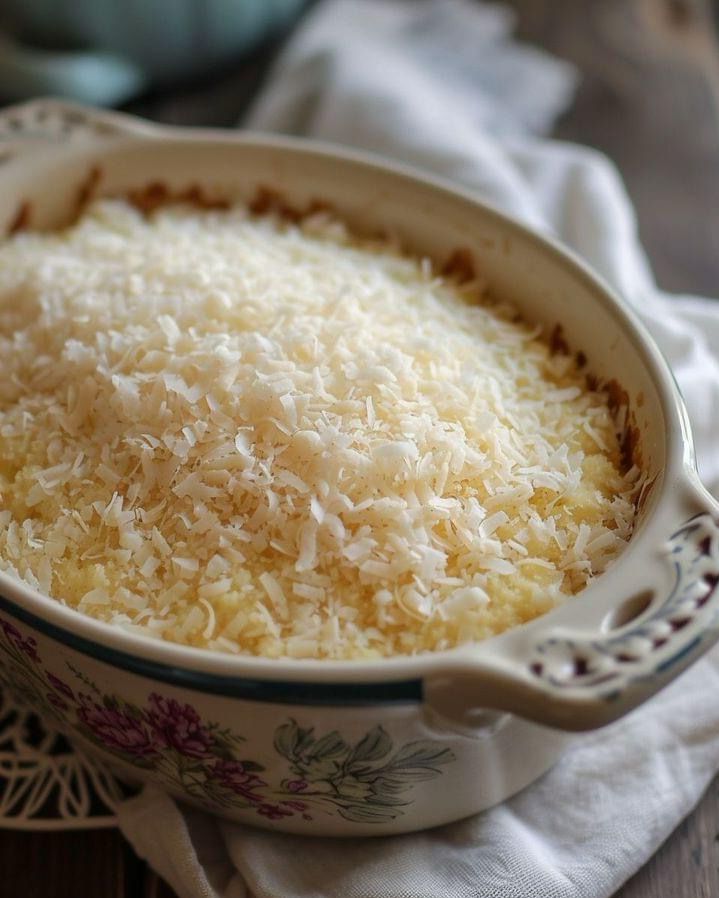 Pineapple Coconut Surprise Cake