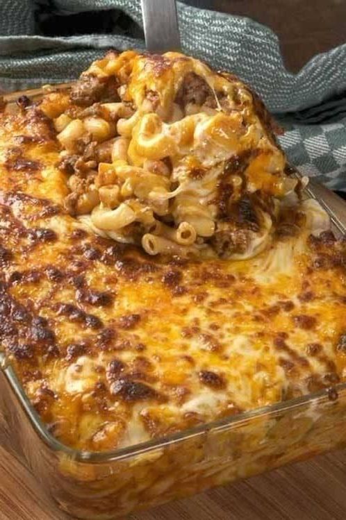 Cheesy Hamburger Casserole