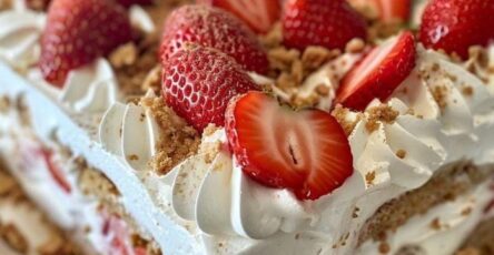 Strawberry Shortcake Ritz Icebox Cake