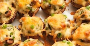 Jalapeño Popper Mushrooms