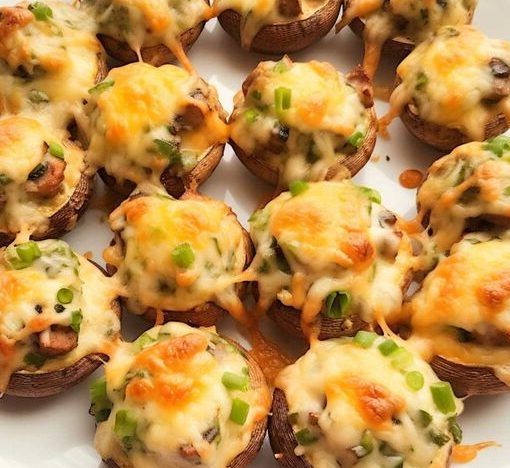 Jalapeño Popper Mushrooms