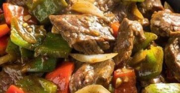 Slow Cooker Pepper Steak Recipe