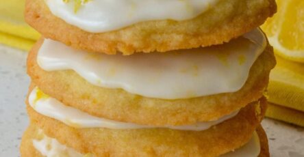 Iced Lemon Cookies