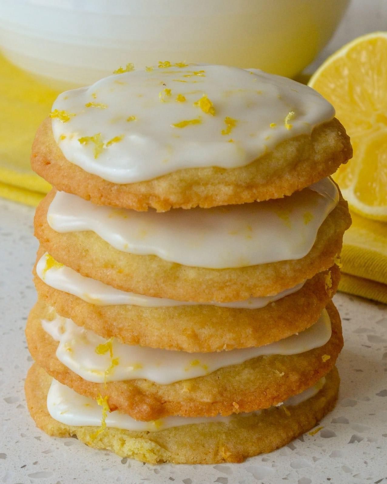 Iced Lemon Cookies