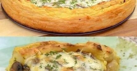 SAVORY CHEESE AND MUSHROOM PIE