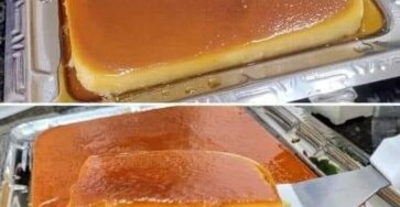 Simple Bakery Pudding with golden caramel