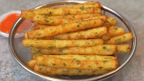 Crispy Homemade Potato Sticks Recipe