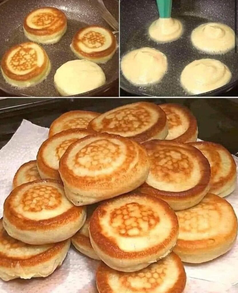 Fluffy mini pancakes