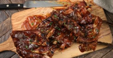 Slow Cooker Root Beef BBQ Pork Ribs