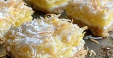 Lemon Coconut Cream Squares