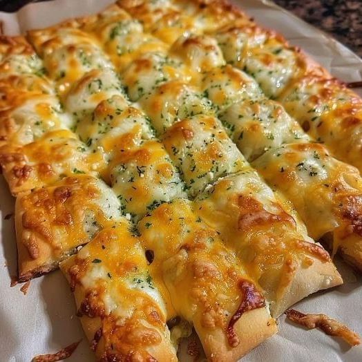 Cheesy Garlic Breadsticks