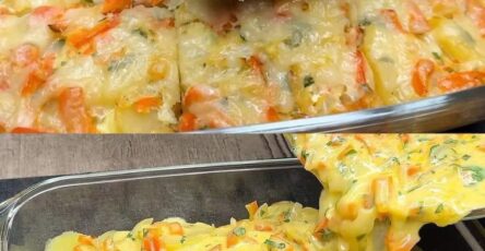 Quick and Easy Cheesy Potato Bake