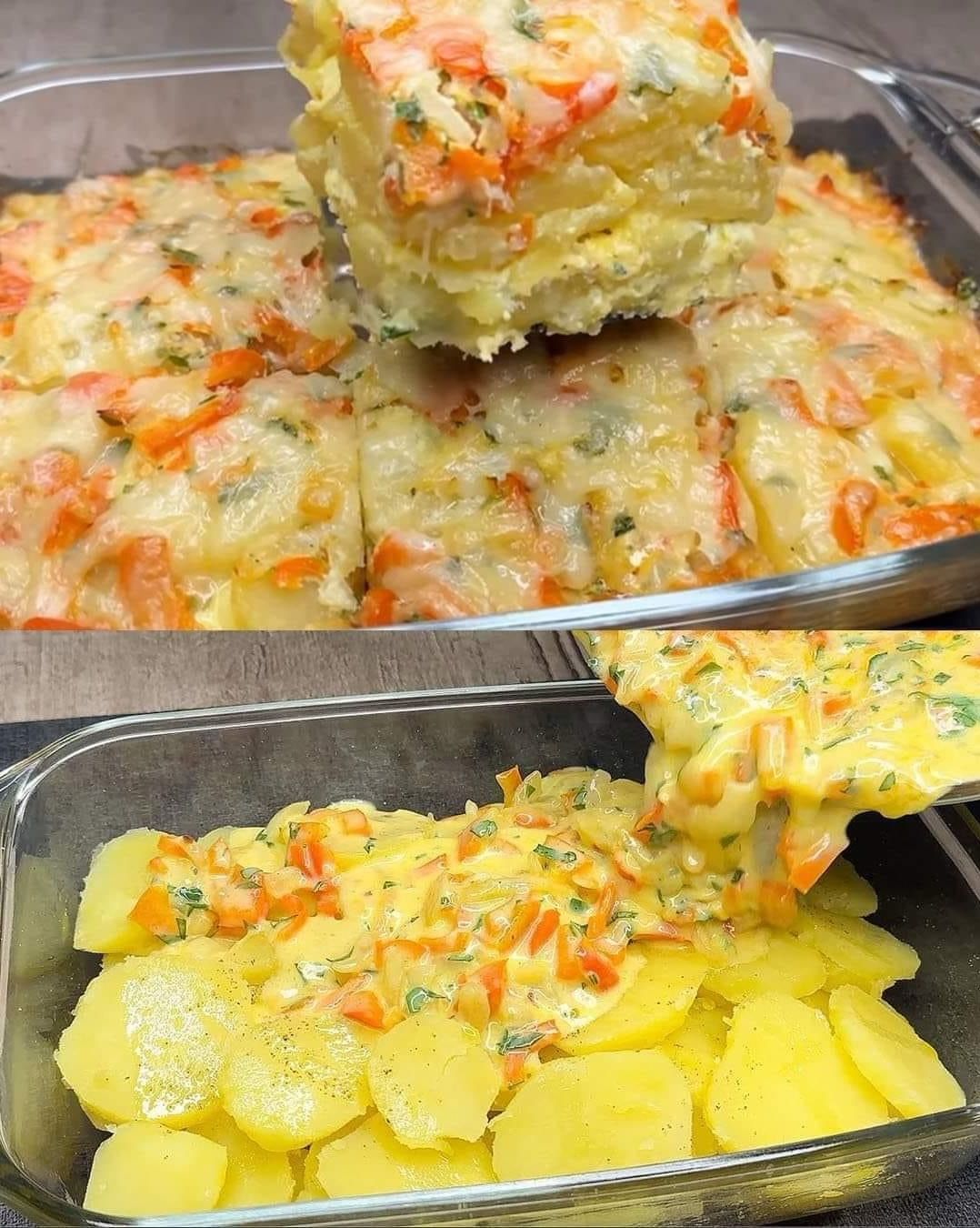 Quick and Easy Cheesy Potato Bake