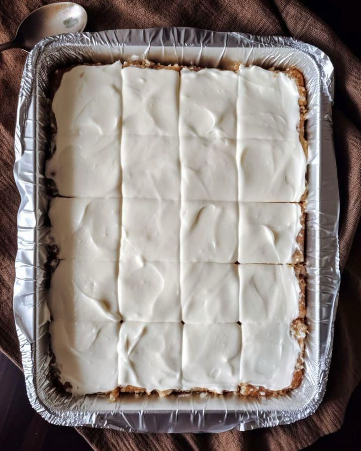 Carolina Pecan Bars with Frosting