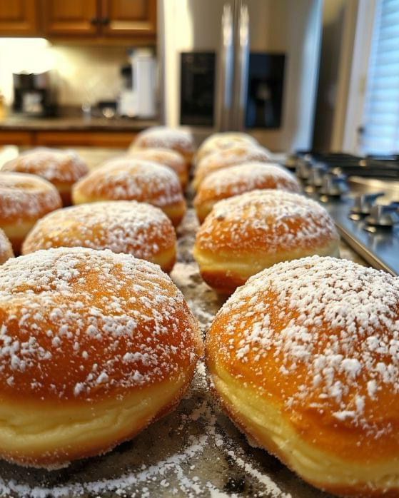 Bavarian Cream Donuts