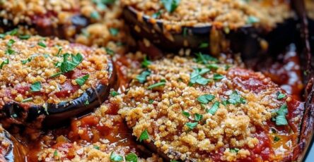 Slow Cooker Eggplant Parmesan