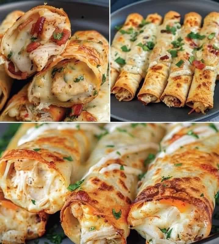 Chicken Bacon Ranch Roll-Ups