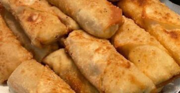 Crab Rangoon Egg Rolls