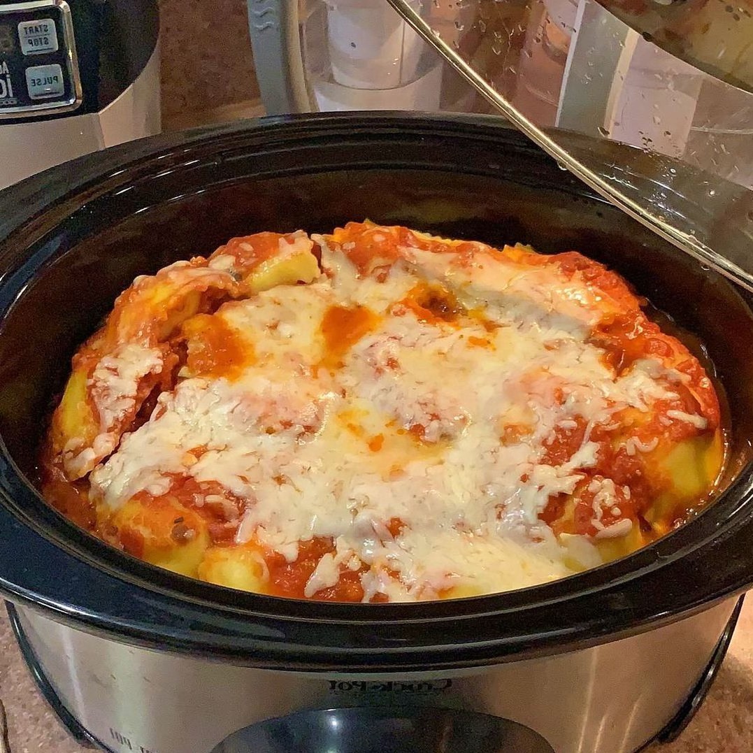 Slow Cooker Ravioli Lasagna Recipe