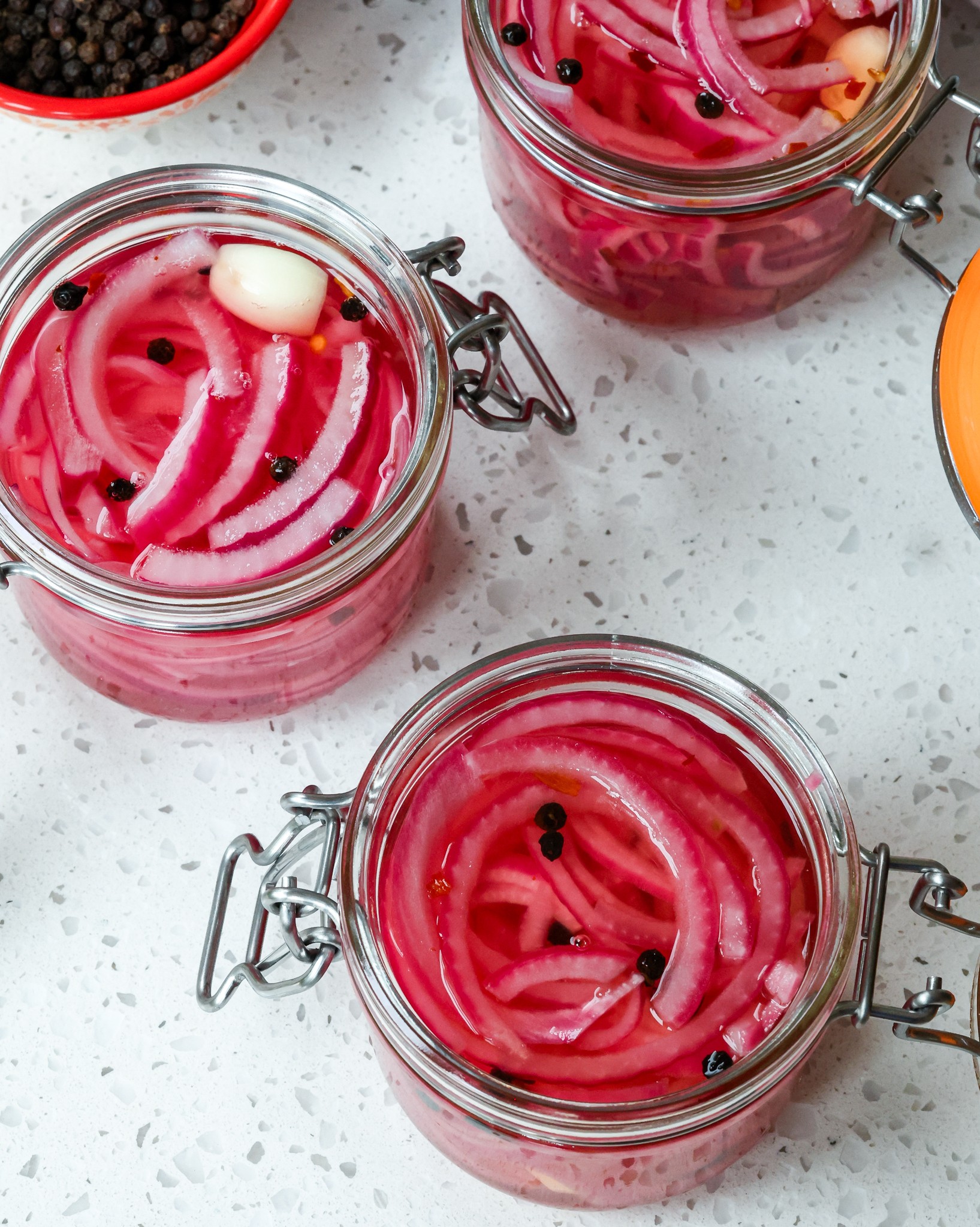 PICKLED RED ONIONS