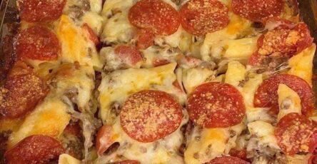 Pepperoni Pizza Casserole