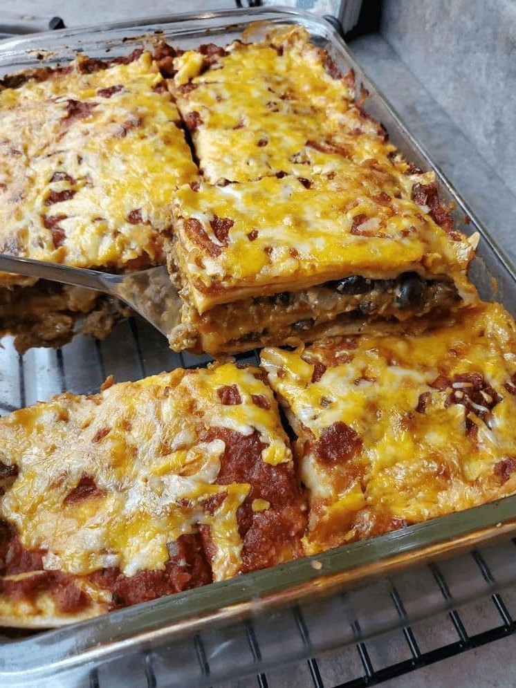 Mexican Taco Lasagna Recipe