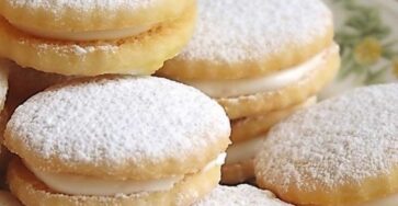 Polish Lemon Sandwich Tea Cookies