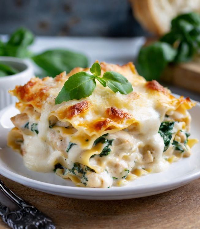 Chicken Alfredo Lasagna