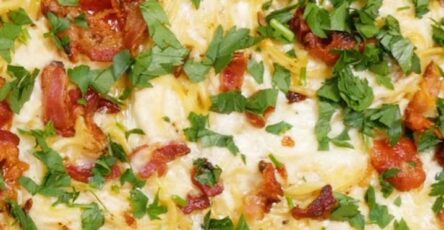 Chicken, Bacon, Ranch Spaghetti Casserole