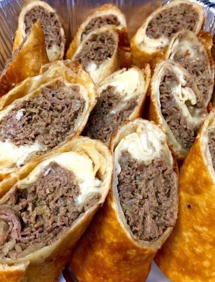 PHILLY CHEESESTEAK EGG ROLLS