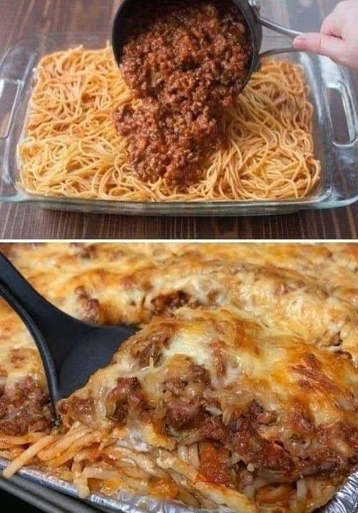 Million Dollar Spaghetti Casserole