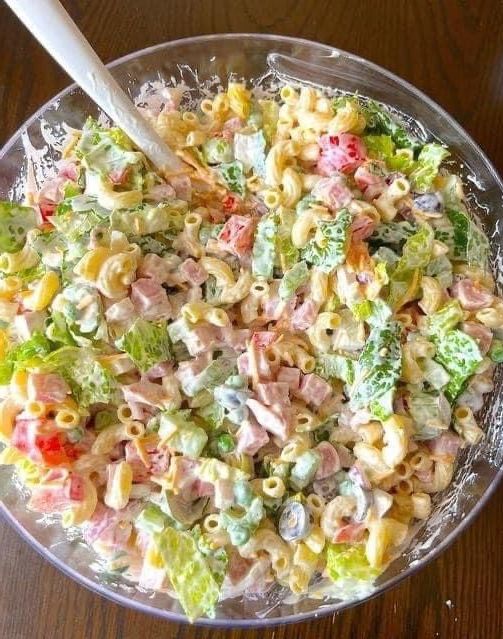 Layered Pasta Salad