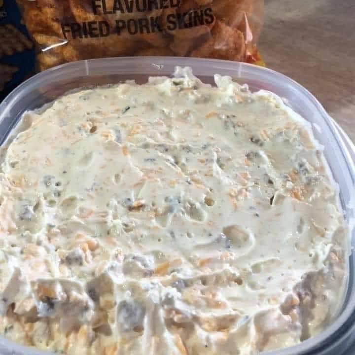 Cheddar Ranch Crack Dip