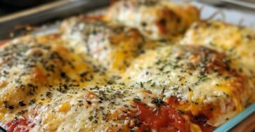 Cheesy Mozzarella Chicken Bake