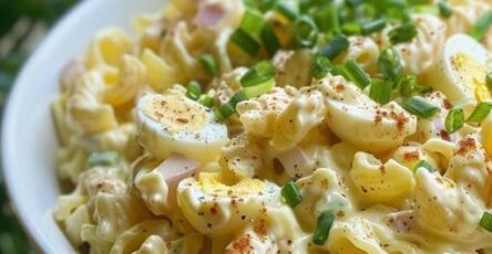 Deviled Egg Pasta Salad